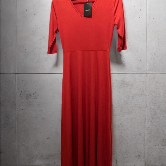 NWT Maxi Dress for Women Casual Loose Beach Dresses with Pockets Size S - Picture 5 of 10